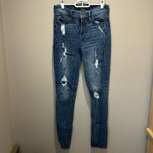 Express skinny Jean legging midrise 6L